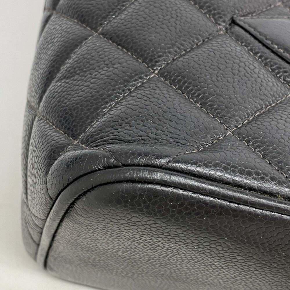 CHANEL Black Caviar Leather Reissue Tote Bag - Picture 6 of 10